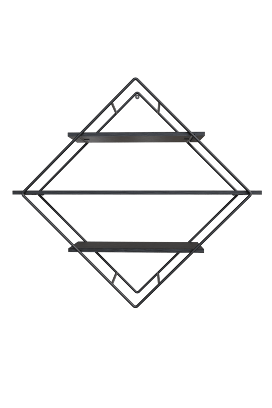 Dekoratif Prizma Duvar Rafı 