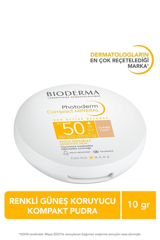 Bioderma Photoderm Renkli Güneş Koruyucu Kompakt Pudra SPF 50+ 10 g