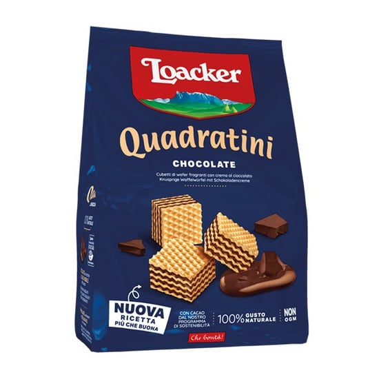 Loacker Quadratini Chocolate 125 Gr