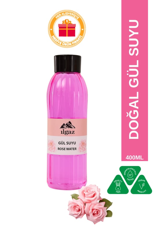Ilgaz Tonik Etkili Doğal Gül Suyu 400 ml