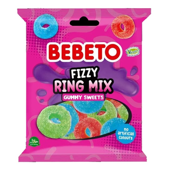 Bebeto Vegan Ring Mix 150 Gr. Jelly