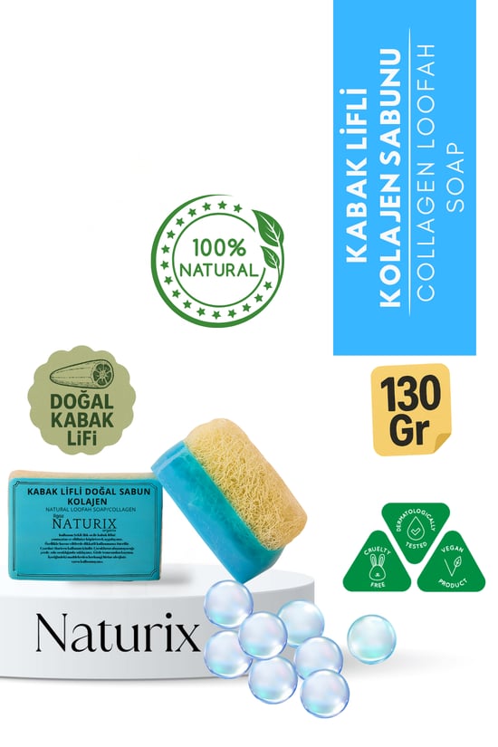 Naturix Kabak Lifli Kolajen Sabun 130 Gr