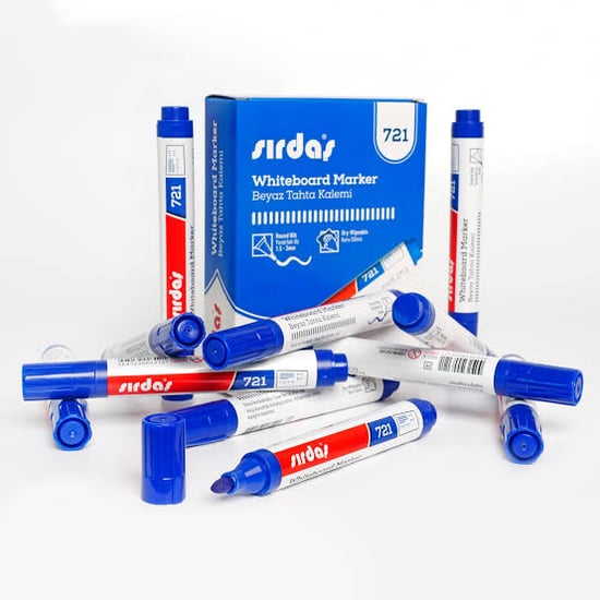 Sırdaş Mavi̇ Renk Beyaz Tahta Kalemi̇
