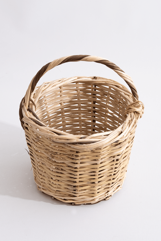 Hasır Balkon Sepeti H : 32 cm 