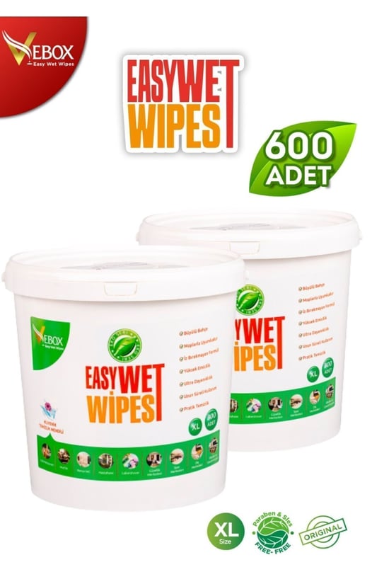 Easy Wet Wipes Kova Büyülü Bahçe Kokulu Eko 2’li 600 Adet