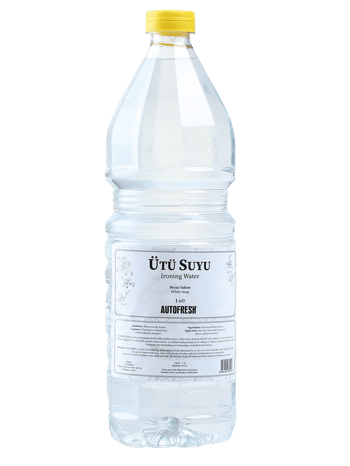 AutoFresh Ütü Suyu 1 Litre Beyaz Sabun Kokulu 1 Lt Buhar Kazanlı Ütülere Uygun Kireç Yapmaz Formül