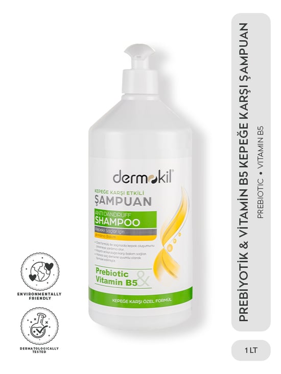 Dermokil Kepek Karşıtı Şampuan 1000ml Prebiotic&Vitamin B5