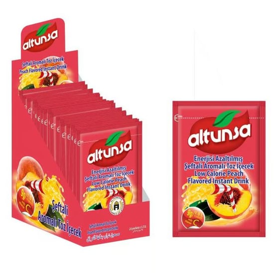 Altunsa Şeftali Aromalı Toz İçecek 9gx24