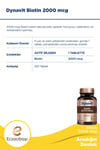Dynavit Biotin 2000 Mcg 100 Tablet