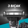 Gillette Mach 3 Charcoal Tıraş Makinesi + 2 Yeded Tıraş Bıçağı