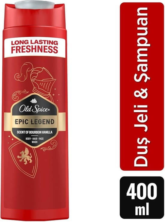 Old Spice Legend Duş Jeli ve Şampuan 400 ml