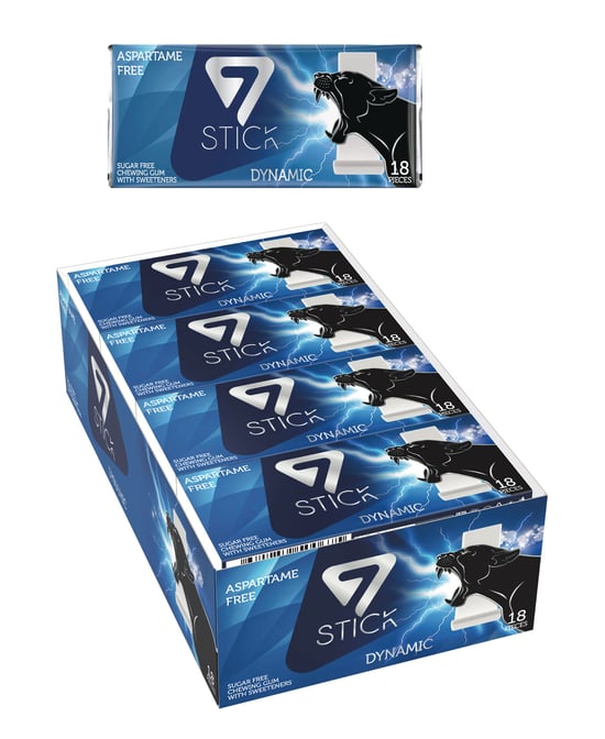 7 STICK Dinamik Şekersiz Sakız 31 gr X 12'li Paket