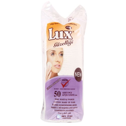 Lux Disk Makyaj Pamuğu 50'Li