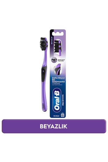 Oral-B Pro-3DWhite Kömürlü Beyazlık Diş Fırçası