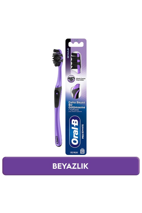 Oral-B Pro-3DWhite Kömürlü Beyazlık Diş Fırçası