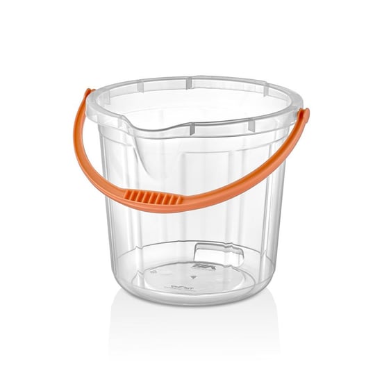 Merdem 13 Litre Şeffaf Temizlik Kovası-Kapaksız Kova 261