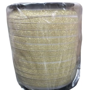 P Parla Çamaşır Lastiği Düz 1 cm  75 Metre 1 Top Gold
