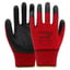 Master Glove Pg3 Zebra Kırmızı Polyester Örme Nitril Iş Eldiveni 10 Beden
