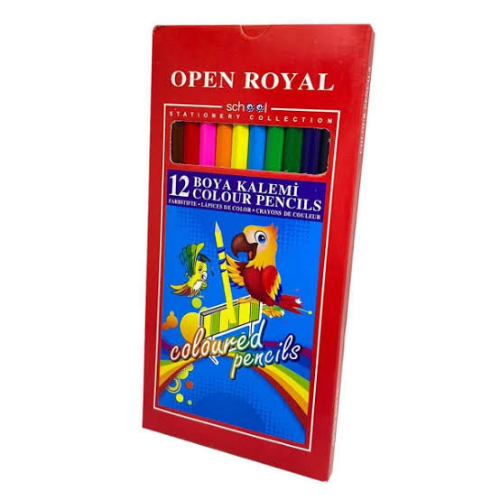 Open Royal 12 Renk Tam Boy Kuru Boya