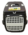 Petplast'art Kedi Taşıma Sepeti / Kedi Puseti Siyah-Beyaz 8 kg - No:2 PT155