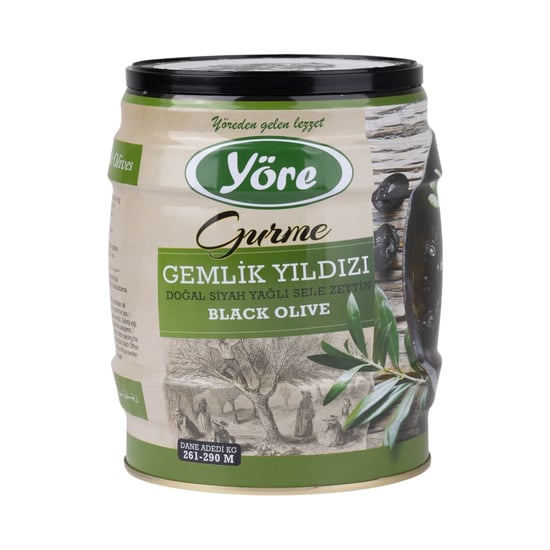 Yöre Gemlik Yıldızı Yağlı Sele Jumbo Siyah Zeytin 750 gr