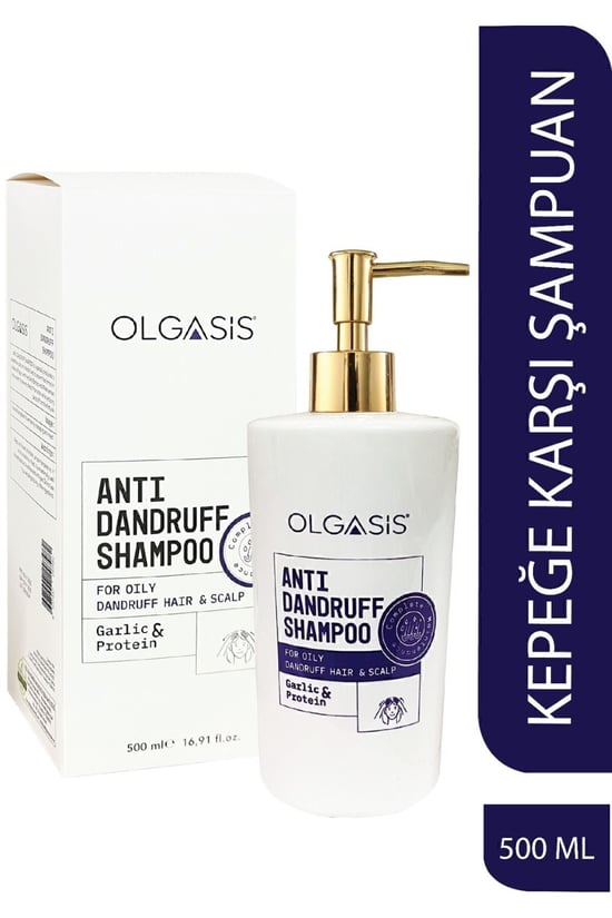 Olgasis Yağlı Ve Kepekli Saçlar Için Sarımsak Ve Protein Şampuanı 500 ml
