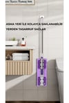 Yer Mopu Duvar Fayans Cam Temizlik Mikrofiber 4 Mandallı Mop(MOR)