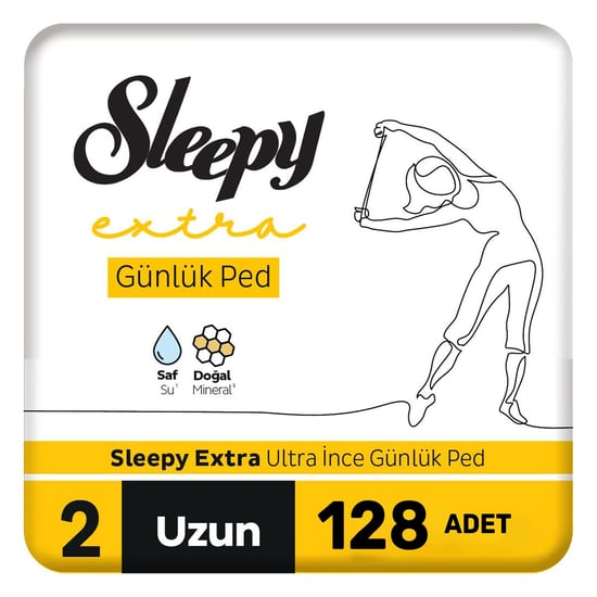 Sleepy Extra Ultra İnce Günlük Ped Uzun 4 x 32 Ped