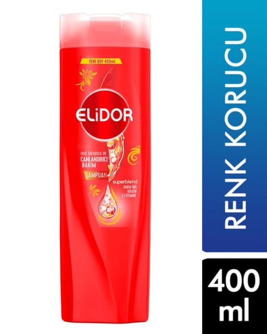 elidor,şampuan,400 ml, saç şampuanı, elidor şampuan, renk koruyucu,toptan satış,toptantr