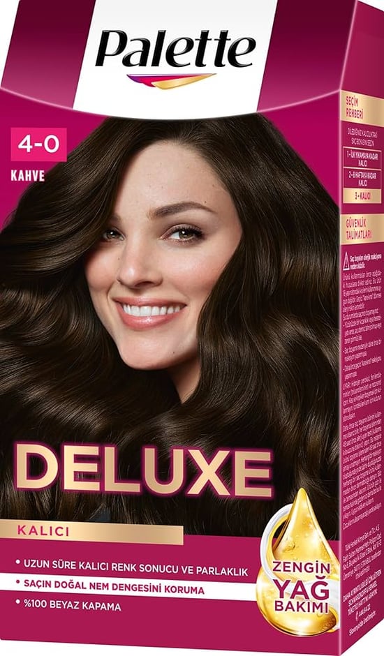 Palette Deluxe 4/0 Kahve Saç Boyası