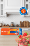 Macromax Fermuarlı Kilitli Poşet 12 Adet (20x25 cm) Çok Kez Aç Kapa Pratik Saklama Poşeti