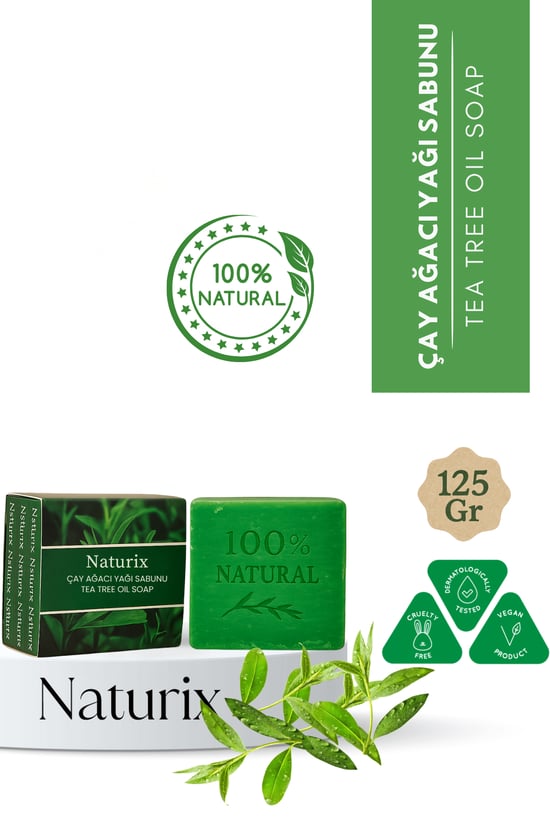Naturix Çay Ağacı Yağı Sabunu 125 Gr