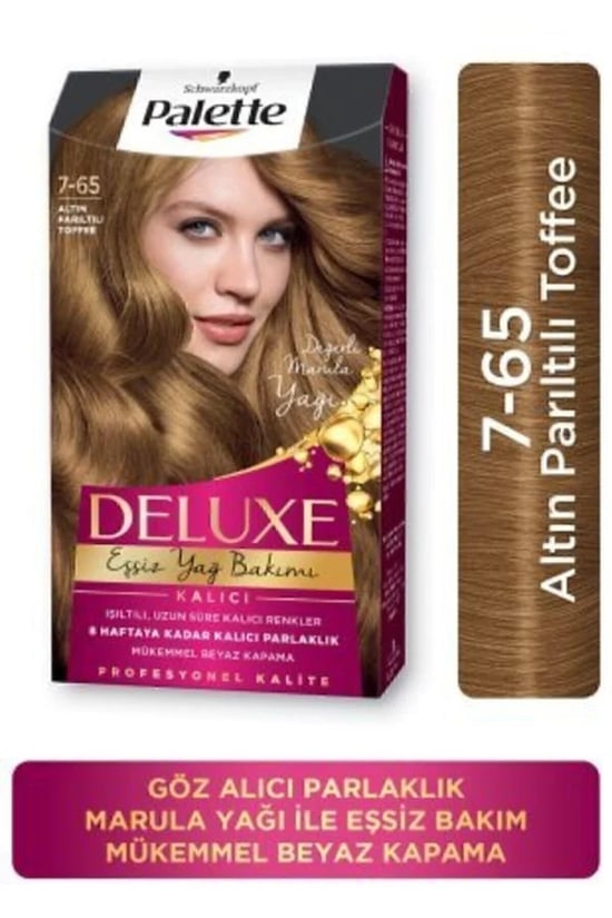 Palette Deluxe 7/65 Altın Pırıltı Saç Boyası