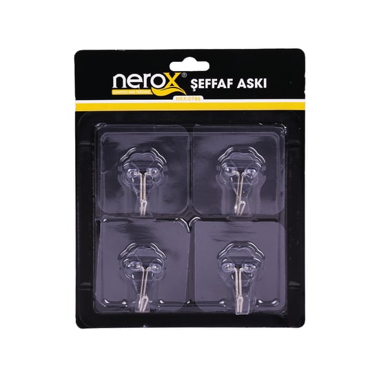 NEROX ASKI Mini Şeffaf Sticker 4'lü NRX-0786