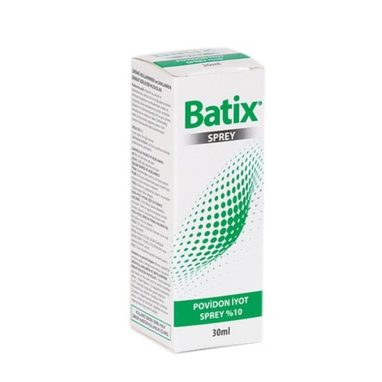 Batix %10 Povidon İyot Çözelti Sprey 30 ml