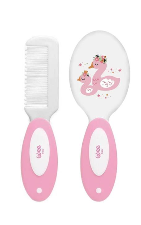 Wee Baby  Fırça Tarak Seti Pembe