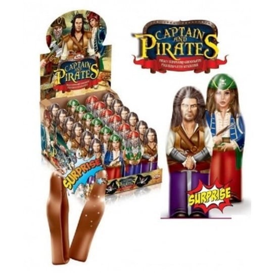 Anl Captain Pirates 38 GR Sütlü Ve Oyuncaklı Sürpiz Figür Çikolata
