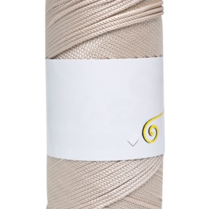 P Parla Makrome İpi 3mm Polyester  Bej