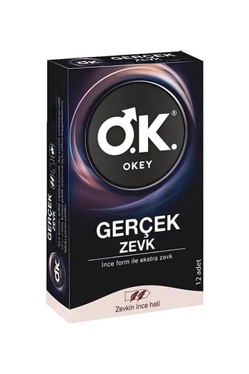 Okey Gerçek Zevk 12li Prezervatif