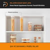 Furndiy Siyah Melamin Tutkallı Kenar Bandı 20 mm x 10 mt