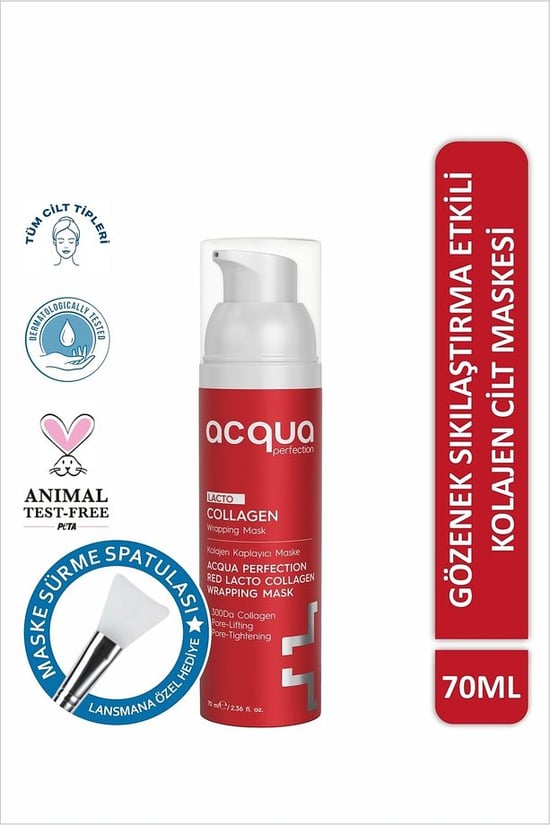 Acqua Perfection Collagen Wrapping Mask Kolajen Soyulabilen Cilt Bakım Maskesi 70ml