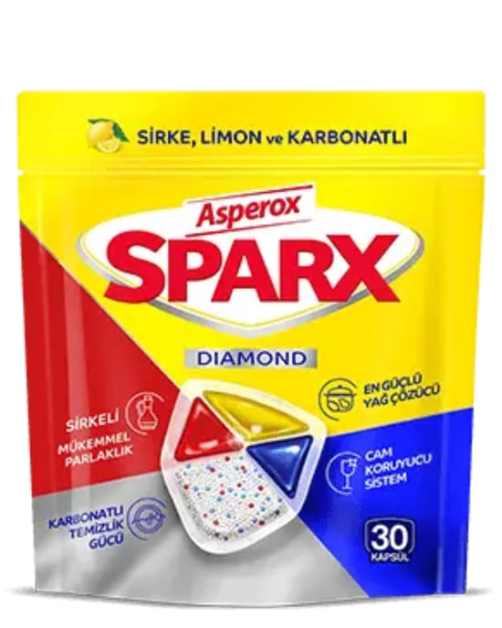 Sparx Bulaşık Makinesi Kapsül 30 Yıkama Yerli Üretim