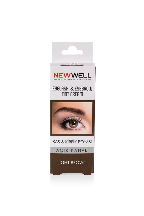 New Well Derma Kaş ve Kirpik Boyası Açık Kahve