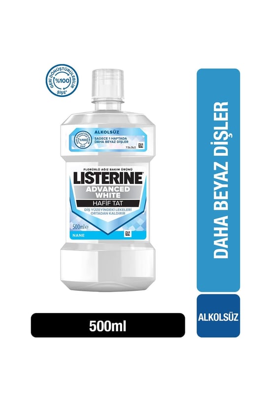 Listerine Advance White Ağız Bakım Suyu 500 ml