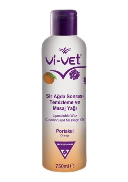 Vi‑Vet Portakal Çiçeği Aromalı Ağda Temizleme Yağı 750 ml