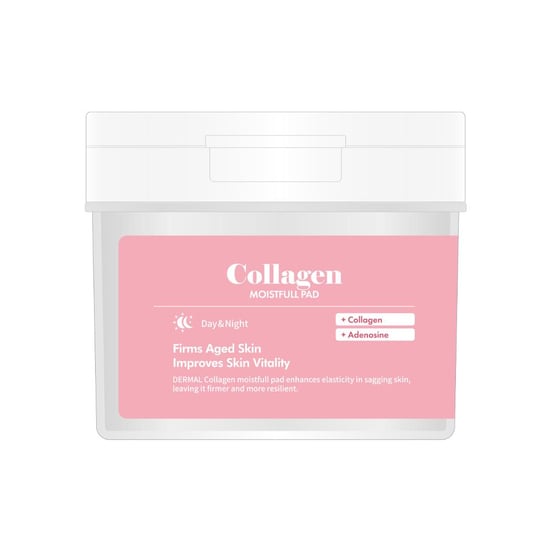 Dermal Kolajen İçerikli Nemlendirici ve Cilt Sıkılaştırıcı Tonik Ped 180 ml