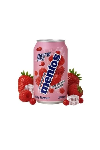 MENTOS NON-SPARKLING DRINK BERRY MİX 340 ML