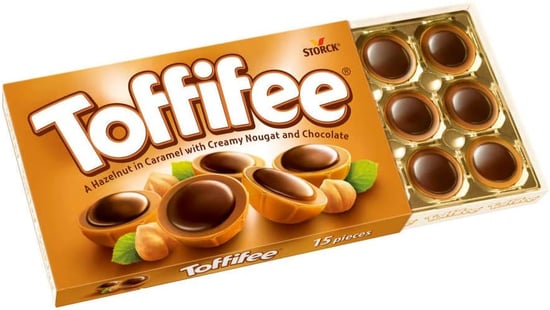 Toffiee Karamel Dolgulu Sütlü Fındıklı Çikolata 125gr