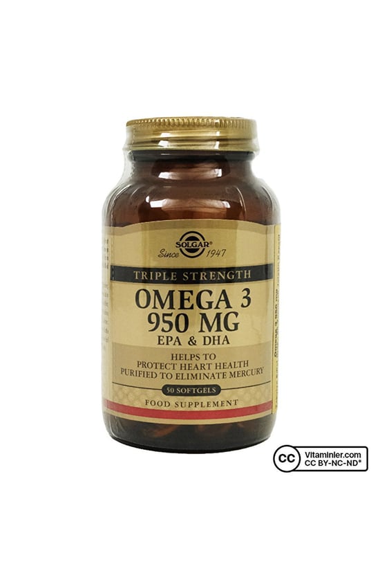 Solgar Omega-3 950 mg 50 Kapsül