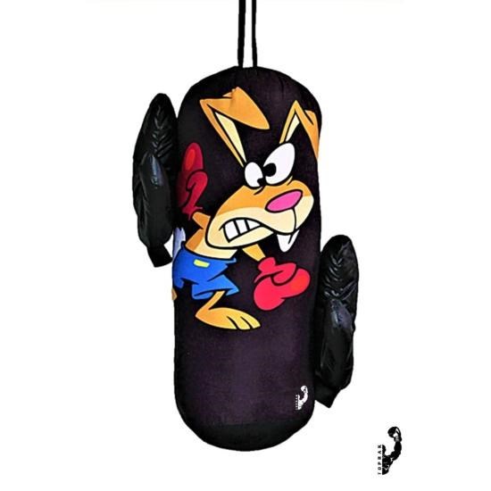 Diji Baby Çocuk Boks Kum Torbası Eldiven Dahil 2-6 Yaş Siyah